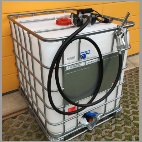 Výdejní nádrž na naftu: IBC 1000 l kit pro 230 V