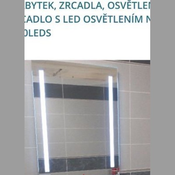 Zrcadlo s LED osvětlením