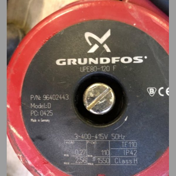 Oběhové čerpadlo GRUNDFOS UPS 80-120 F