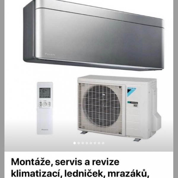 Montáže, servis a revize klimatizací a tepelných čerpadel.