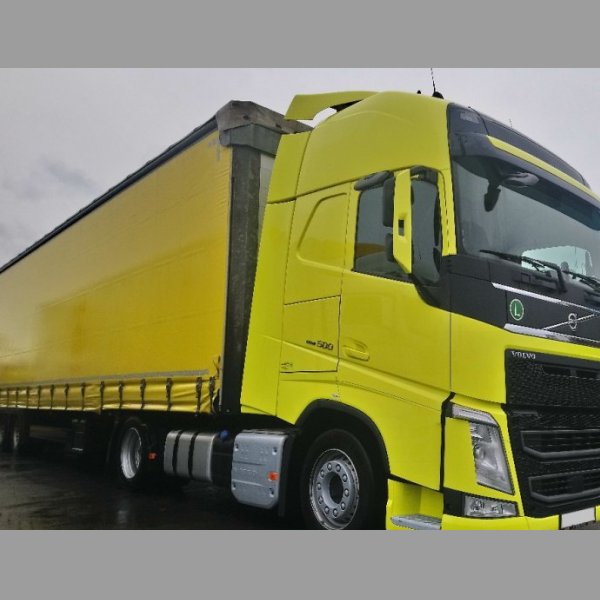 VOLVO FH 500 GW EURO 6 + SCHMITZ LOW DECK=NOVÉ V ČR