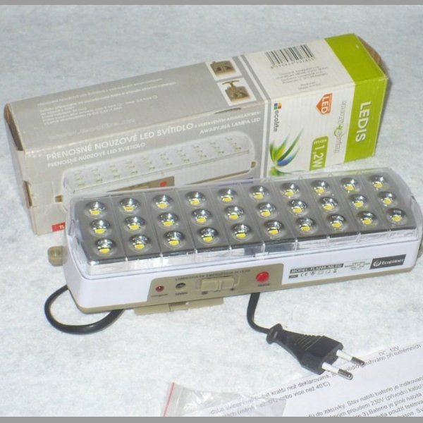 Přenosné a nouzové LED svítidlo TL 5205-30LED Ecolite