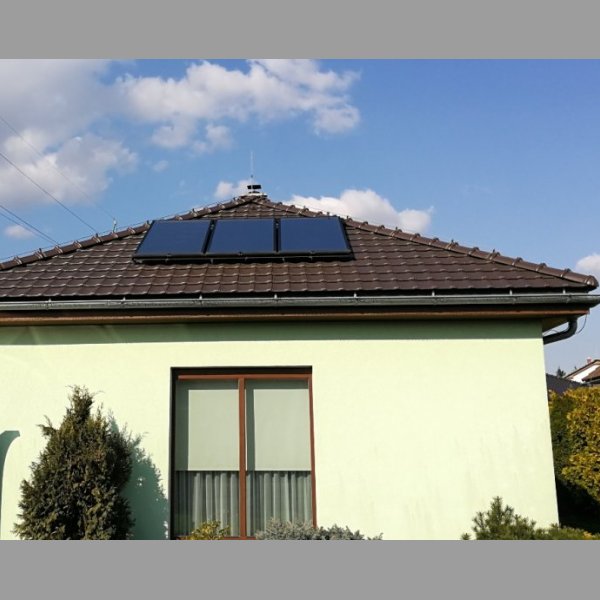 Solární kolektory - kompletní ohřevná sestava